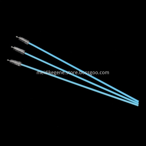 Disposable Sterile Pap Smear Sampling Brush with Safety Plastic Ball-shaped Tip
